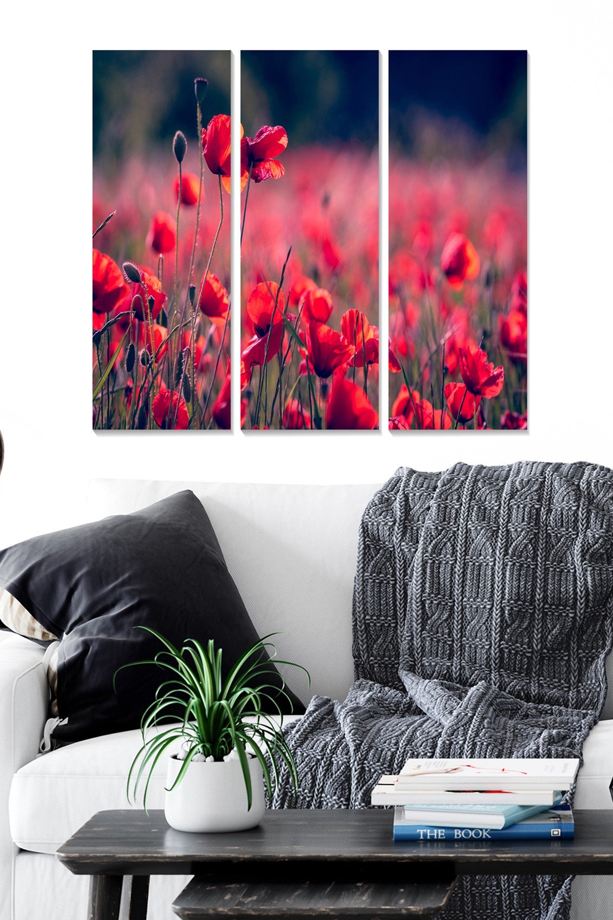 Quadro Decorativo MDF Multicolor (3 Peças) 70x50 cm – 20x50 cm cada, 3 mm | MDF3374193