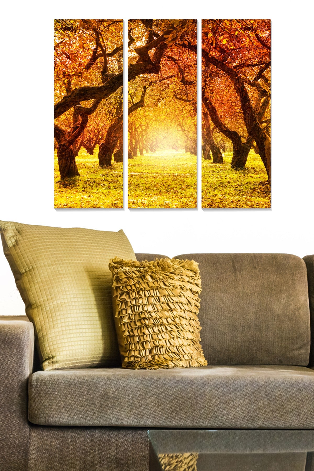 Quadro Decorativo MDF Multicolor 3 Peças 70x50 cm (MDF 3 mm) — MDF34148