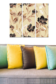 Tríptico Decorativo em MDF Multicolor – 3 Peças (20x50 cm cada), 70x50 cm total, 3 mm