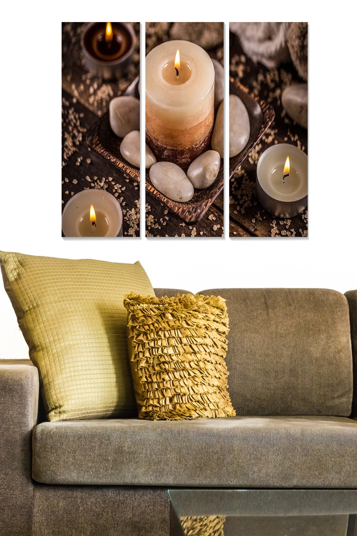 Quadro Decorativo em MDF Multicolor (3 Peças) 70x50 cm – 100% MDF, 3 mm