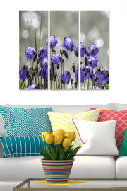 Tríptico Decorativo em MDF Multicolor – 3 Peças, 20 x 50 cm cada (MDF 3 mm), Tamanho Total 70 x 50 cm