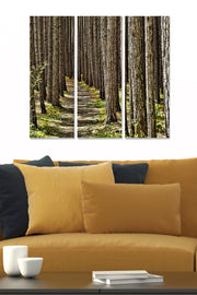 Quadro Decorativo em MDF Multicolorido – Conjunto 3 Peças (3x 20x50 cm; Total 70x50 cm; 100% MDF, 3 mm) | MDF3582615