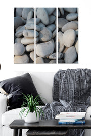 Conjunto de 3 Quadros Decorativos em MDF, Multicolor — 70 x 50 cm (3x 20 x 50), Espessura 3 mm