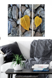 Quadro Decorativo em MDF Multicolor (Conjunto 3 Peças) – 20x50 cm cada, Tamanho Total 70x50 cm, MDF 3 mm