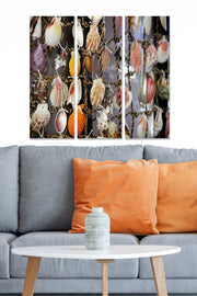 Quadro Decorativo em MDF (3 Peças) – Multicolor – 70 x 50 cm – Espessura 3 mm