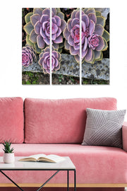 Quadro Decorativo em MDF Multicolor - Conjunto de 3 Peças (20x50 cm cada, total 70x50 cm, 3 mm)