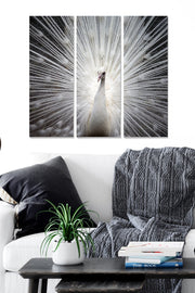 Quadro Decorativo em MDF Multicor — Conjunto 3 Peças (20x50 cm cada, 70x50 cm total, MDF 3 mm)