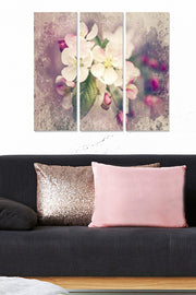 Conjunto de Quadros Decorativos em MDF Multicolor (3 Peças) – 70x50 cm total, 20x50 cm cada, 3 mm de espessura