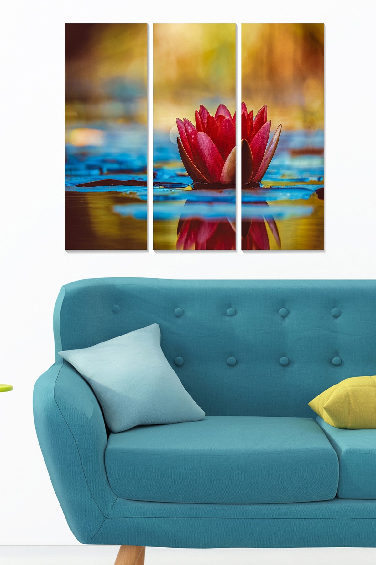 Quadro Decorativo em MDF Multicolor (Conjunto de 3 Peças) – 70 x 50 cm, MDF 3 mm