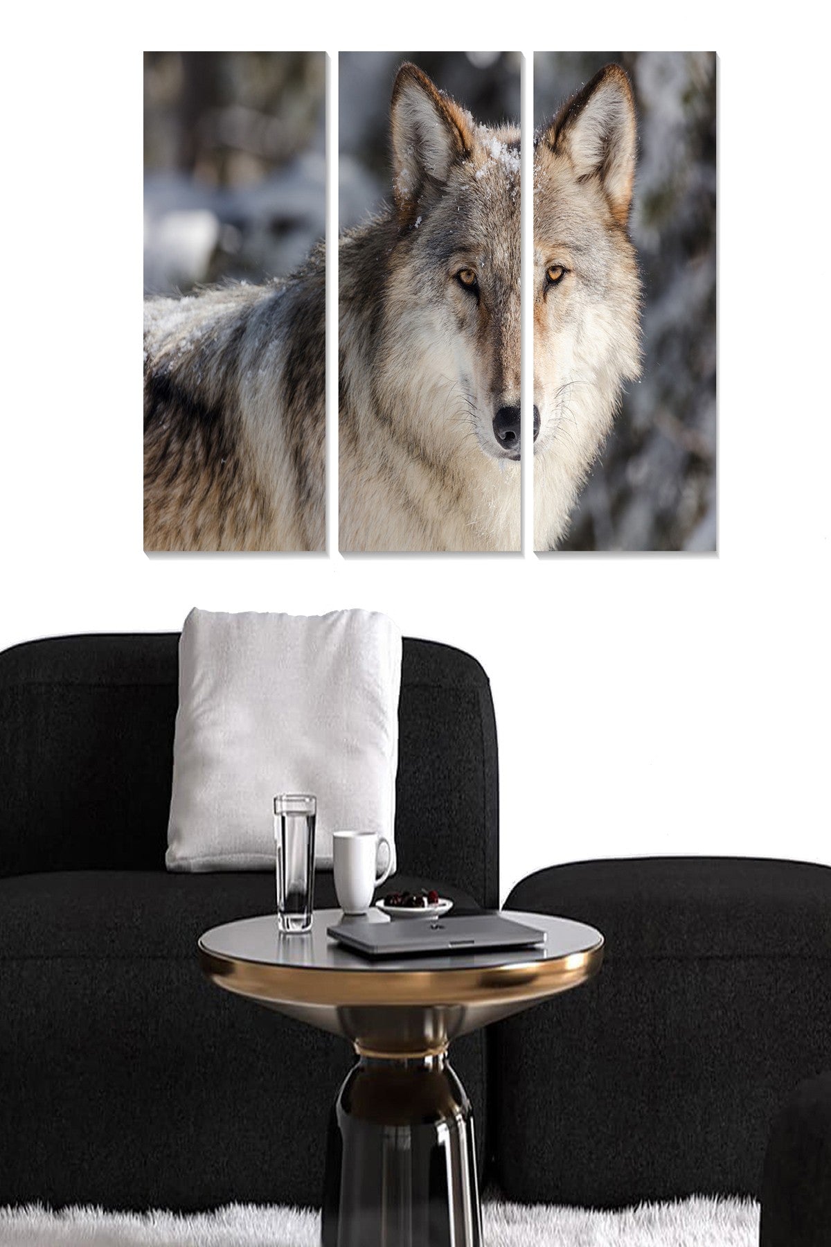 Quadro Decorativo em MDF Multicolor – Conjunto de 3 Peças – 70 x 50 cm – Espessura 3 mm