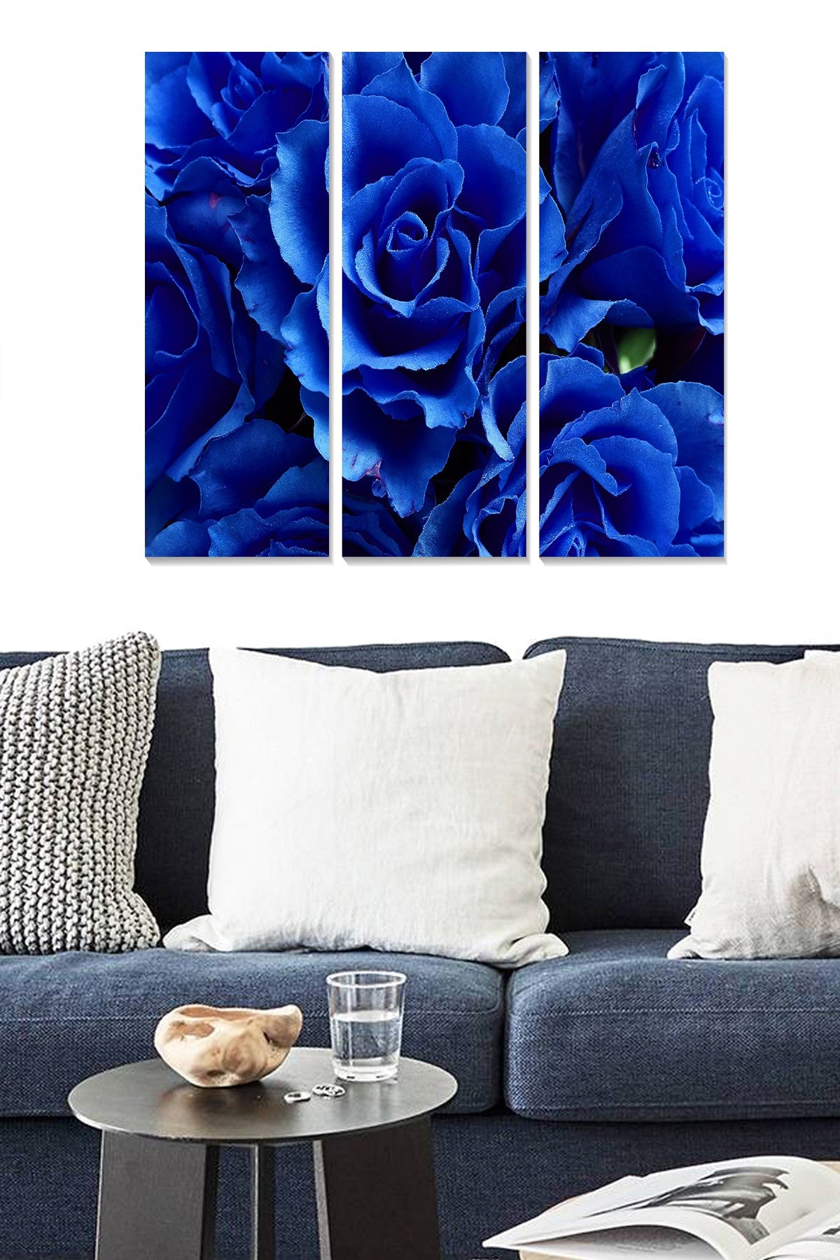 Quadros Decorativos em MDF Multicolor (3 Peças) 20x50 cm cada | Total 70x50 cm | Espessura 3 mm