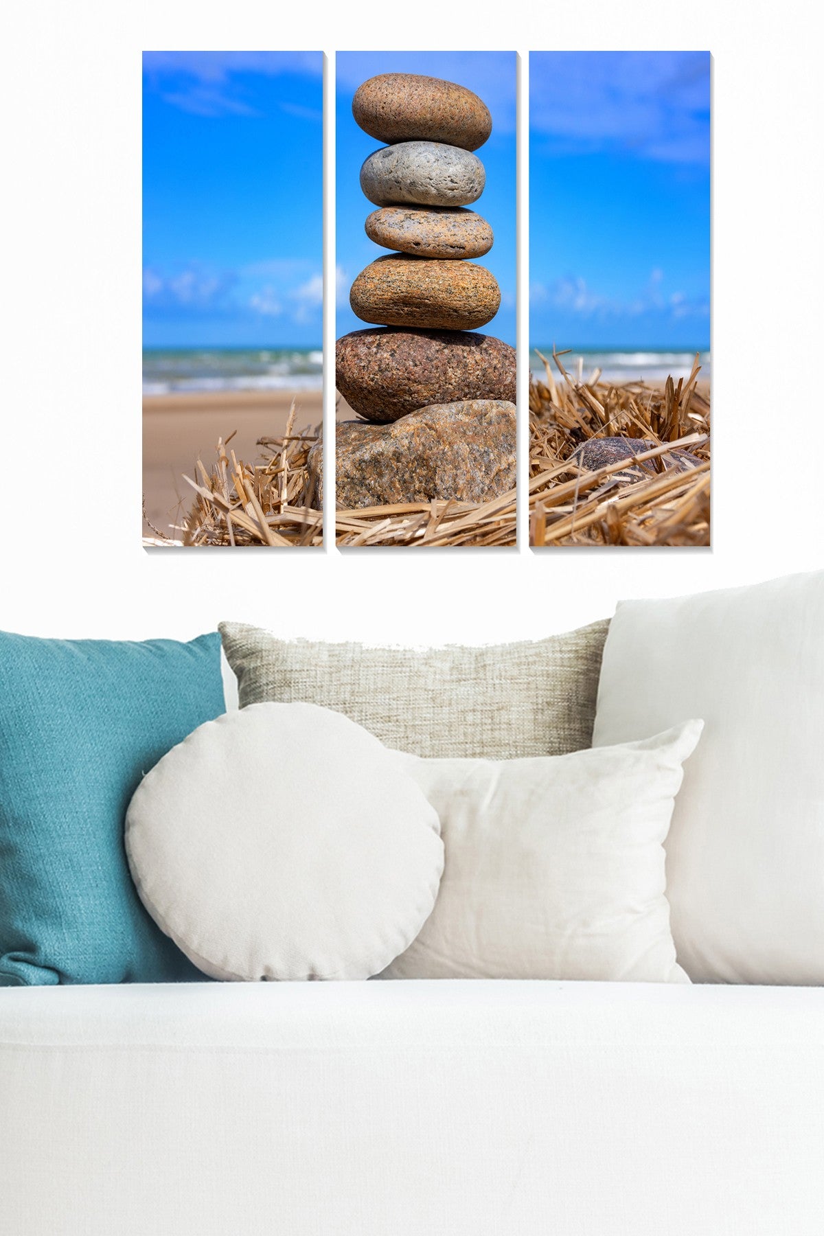 Quadro Decorativo em MDF (Conjunto 3 Peças) Multicolor – 70 x 50 cm, Espessura 3 mm