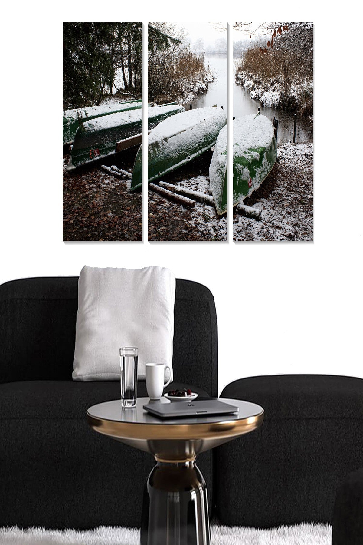 Quadro Decorativo em MDF Multicolor (Conjunto 3 Peças) 70x50 cm – MDF3842276