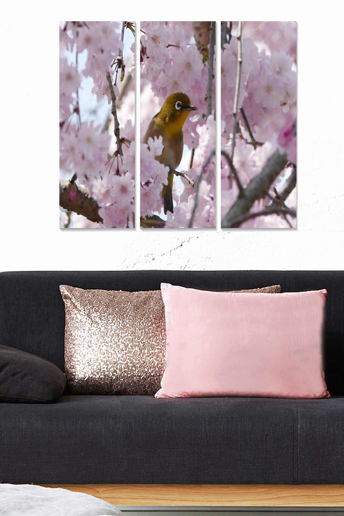 Tríptico Decorativo em MDF Multicolor – 3 Peças (20x50 cm cada) | Total 70x50 cm | Espessura 3 mm