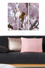 Tríptico Decorativo em MDF Multicolor – 3 Peças (20x50 cm cada) | Total 70x50 cm | Espessura 3 mm