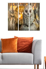 Quadro Decorativo em MDF 3 Peças Multicolor 70x50 cm (3x20x50) – MDF 3 mm – MDF3862225