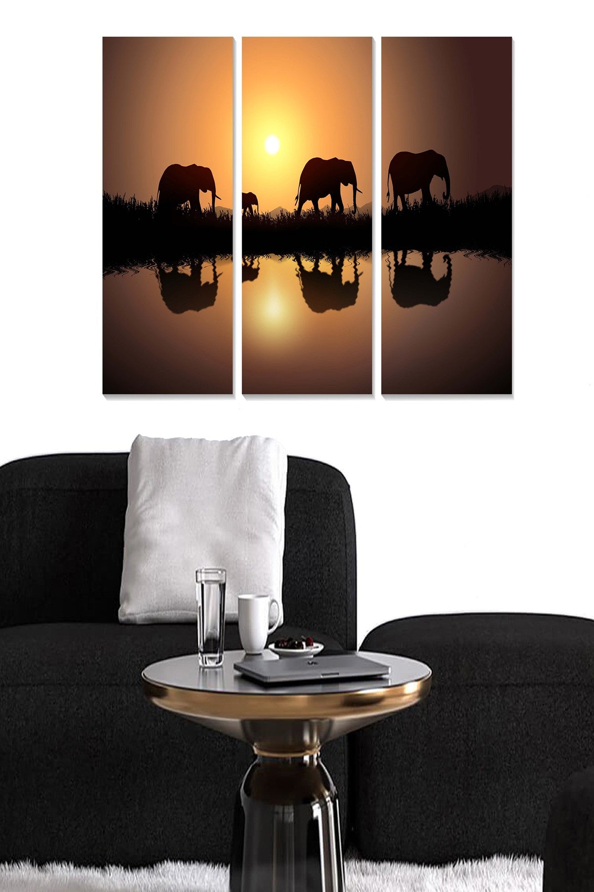 Quadros Decorativos em MDF (3 Peças) Multicolorido 70x50 cm – Espessura 3 mm