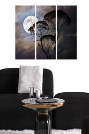 Quadro Decorativo em MDF Multicolor – Conjunto de 3 Peças (20x50 cm cada) | Tamanho Total 70x50 cm, Espessura 3 mm