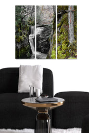 Quadro Decorativo em MDF Multicolor – Conjunto de 3 Peças (70x50 cm, 3 mm)