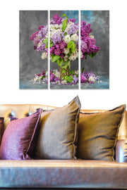 Quadro Decorativo em MDF Multicolor (Conjunto de 3) – 20 x 50 cm cada | Tamanho Total 70 x 50 cm