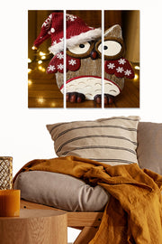 Quadro Decorativo Tríptico em MDF (3 Peças) – Multicolor – 70 x 50 cm