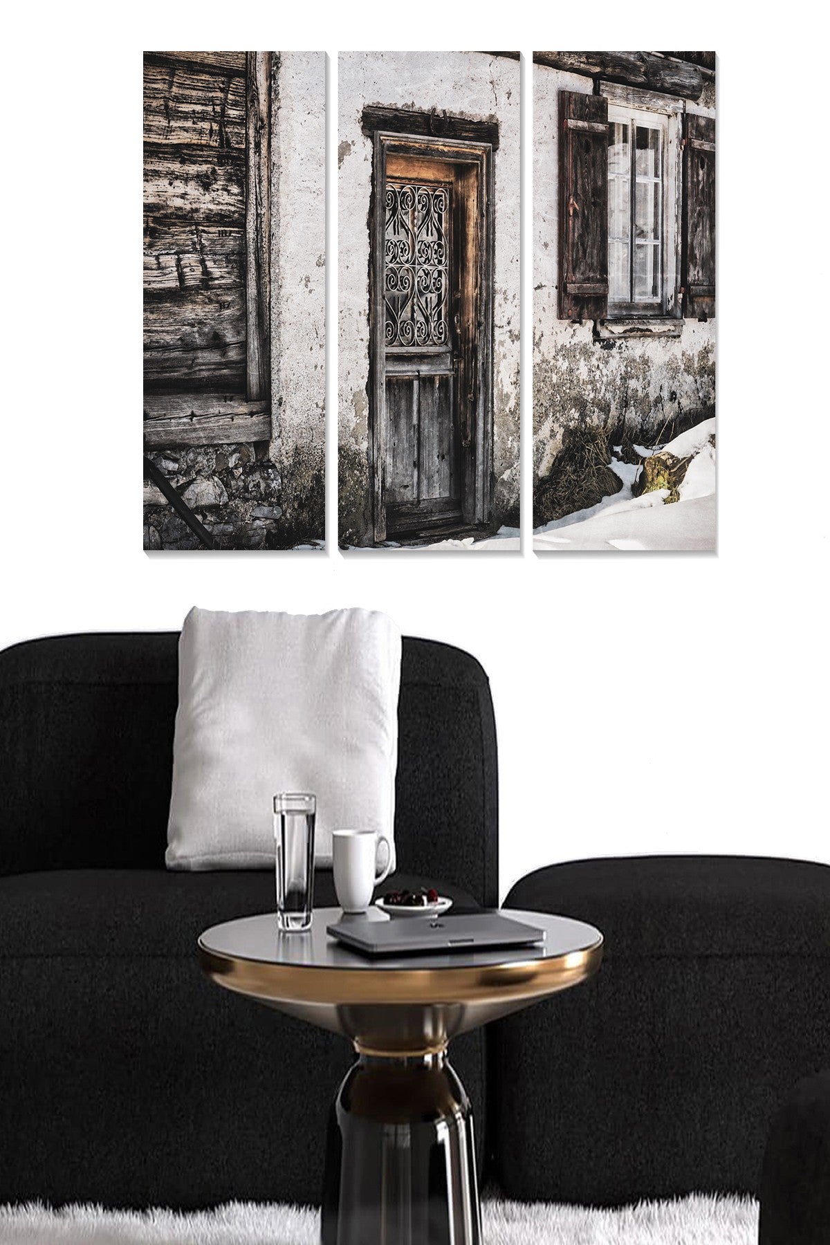 Quadros Decorativos em MDF Multicolor – Conjunto de 3 Peças – 70 x 50 cm (3 mm)