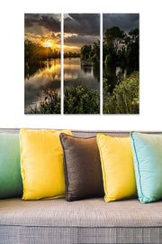 Quadro Decorativo em MDF Multicolor — Conjunto de 3 Peças, 70 x 50 cm (3 mm)