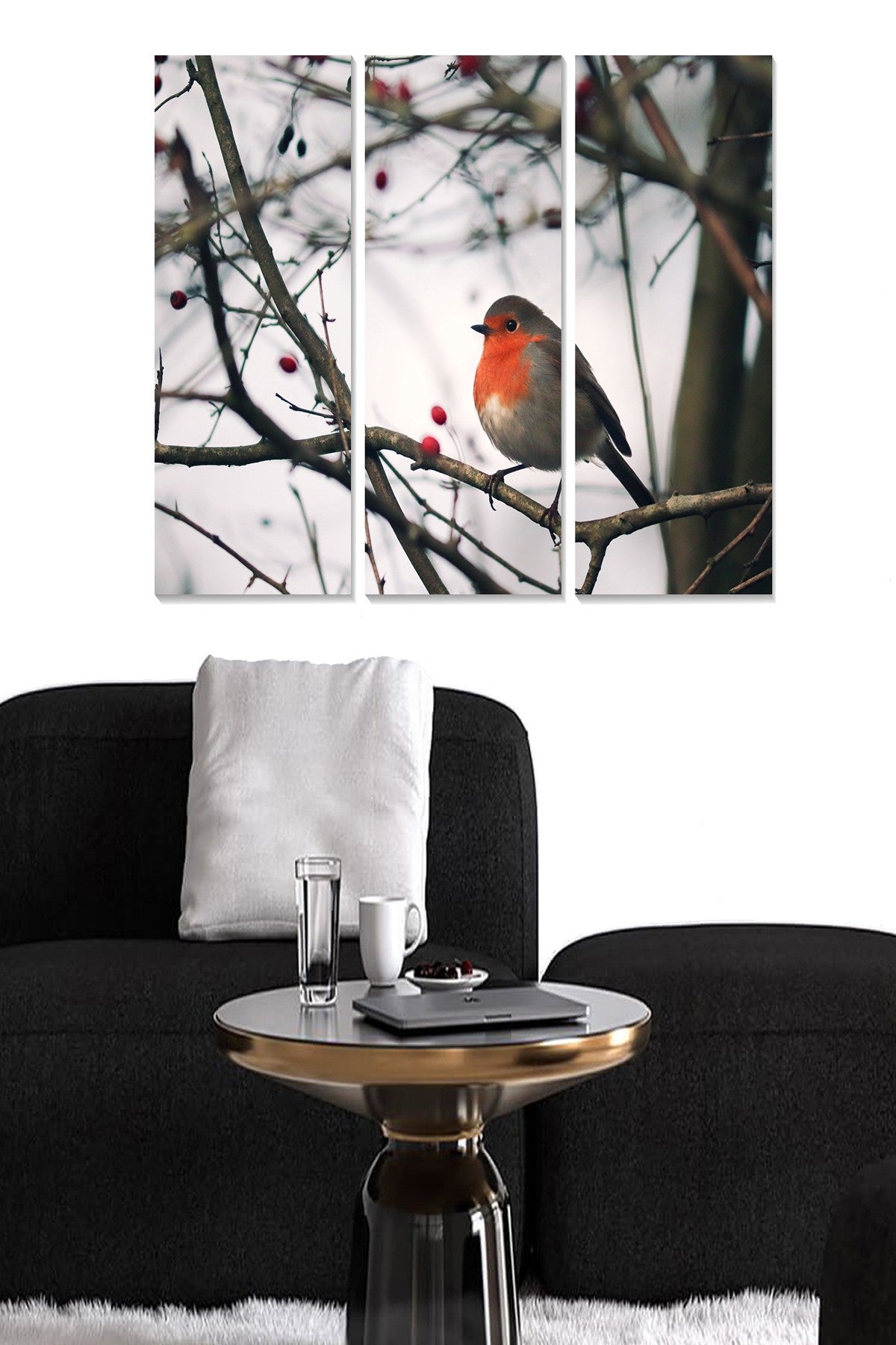 Quadro Decorativo em MDF Multicolor (3 Peças) 70x50 cm, MDF 3 mm – MDF3909627