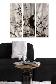 Quadro Decorativo em MDF Multicolor – Conjunto de 3 Peças (20x50 cm cada, 70x50 cm total, 3 mm)