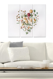 Quadro Decorativo em MDF Multicolor – Conjunto de 3 Peças, 70x50 cm (espessura 3 mm)