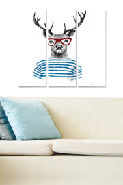 Quadro Decorativo em MDF Multicolor – Conjunto 3 Peças (70x50 cm total, 3 mm)