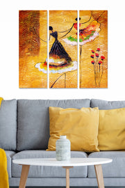 Quadro Decorativo em MDF Multicolor – Conjunto de 3 Peças, 70x50 cm, 3 mm