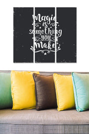 Quadro Decorativo em MDF Multicolor (3 Peças) – 70 x 50 cm, 3 mm | MDF394593265