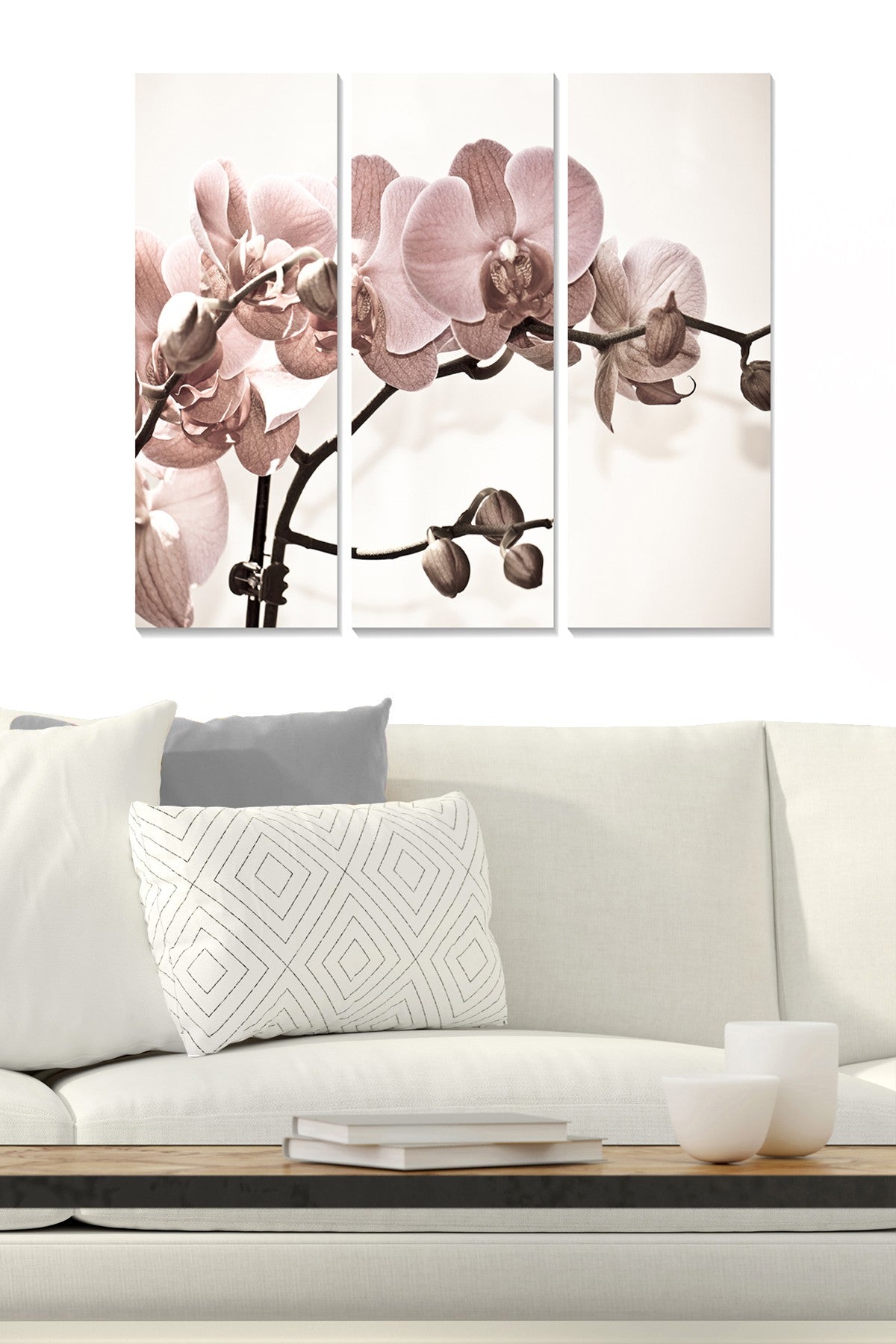 Tríptico Decorativo em MDF Multicolor – 70 x 50 cm (3 Peças, 3 mm)