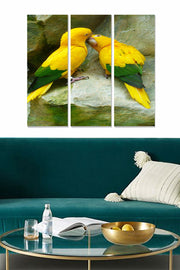 Quadro Decorativo em MDF Multicolor — Conjunto de 3 Peças (70x50 cm, 3 mm)