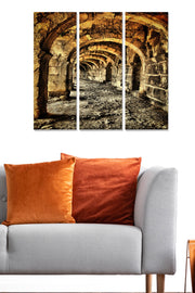 Tríptico Decorativo em MDF Multicolor 70x50 cm (3 mm)