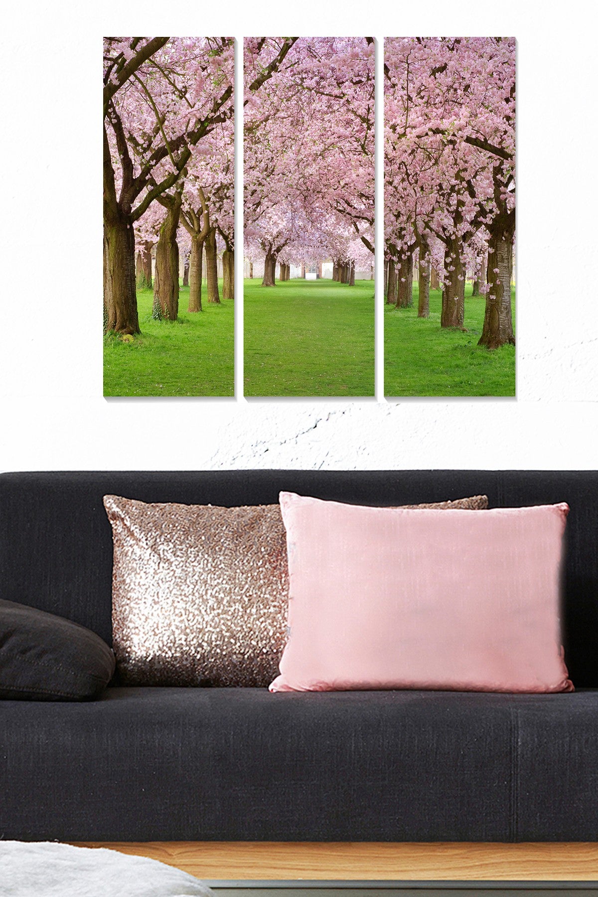 Quadro Decorativo em MDF Multicolor – Conjunto de 3 Peças (3x 20x50 cm), Tamanho Total 70x50 cm, 100% MDF 3 mm