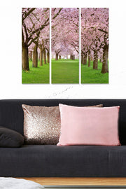 Quadro Decorativo em MDF Multicolor – Conjunto de 3 Peças (3x 20x50 cm), Tamanho Total 70x50 cm, 100% MDF 3 mm