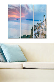 Quadro Decorativo em MDF Multicolor – Conjunto 3 Peças (20x50 cm cada, total 70x50 cm) – 100% MDF 3 mm