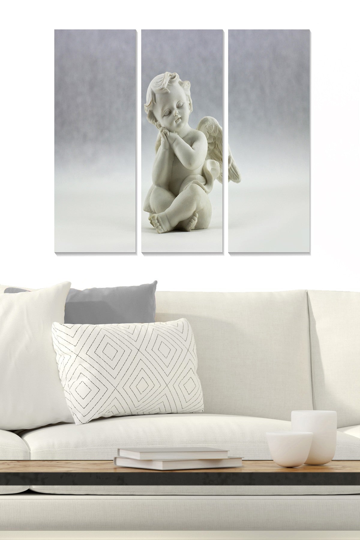 Tríptico Decorativo em MDF, Multicolor, 70 x 50 cm (3 Peças, 3 mm)