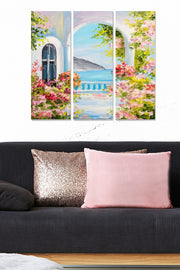 Conjunto de Quadros Decorativos em MDF (3 Peças) Multicolorido – 3 mm – 3x 20x50 cm (Total 70x50 cm)