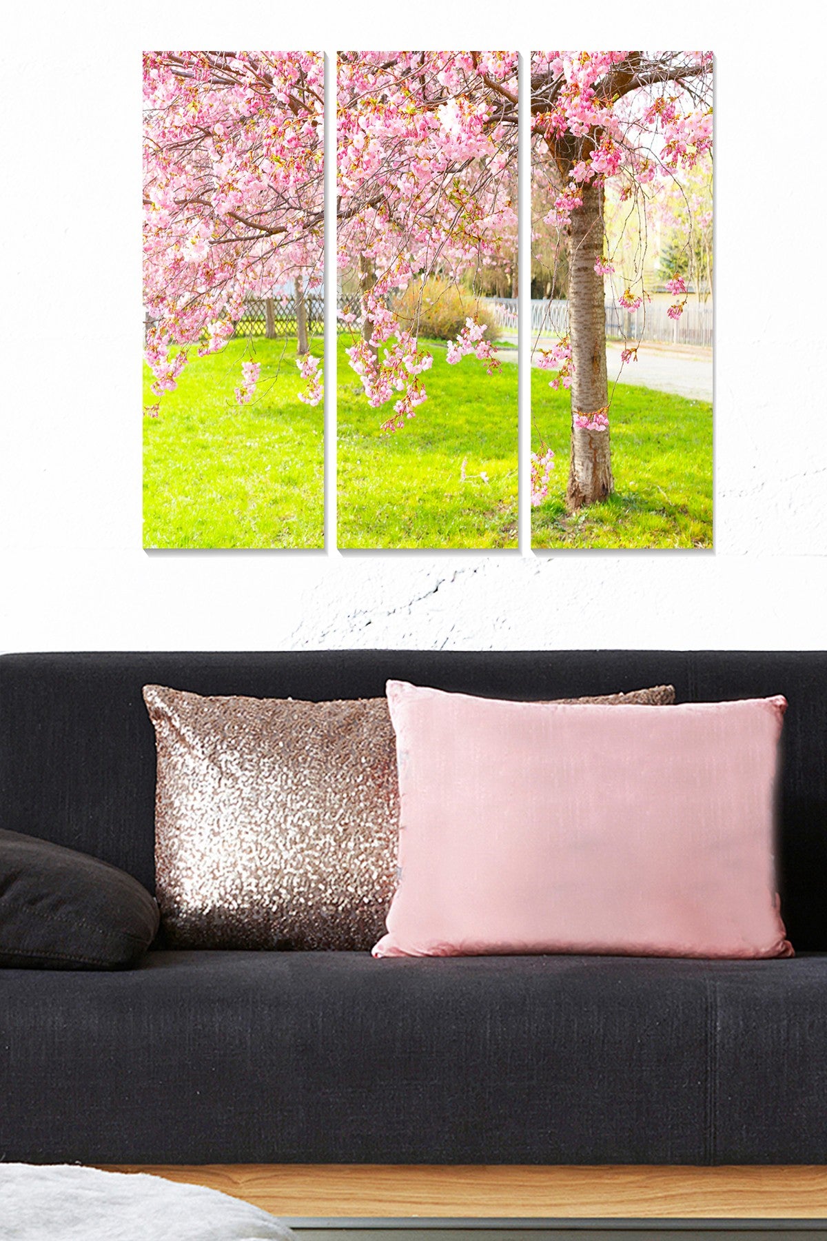 Quadro Decorativo em MDF Multicolor – Conjunto de 3 Peças, 70 x 50 cm