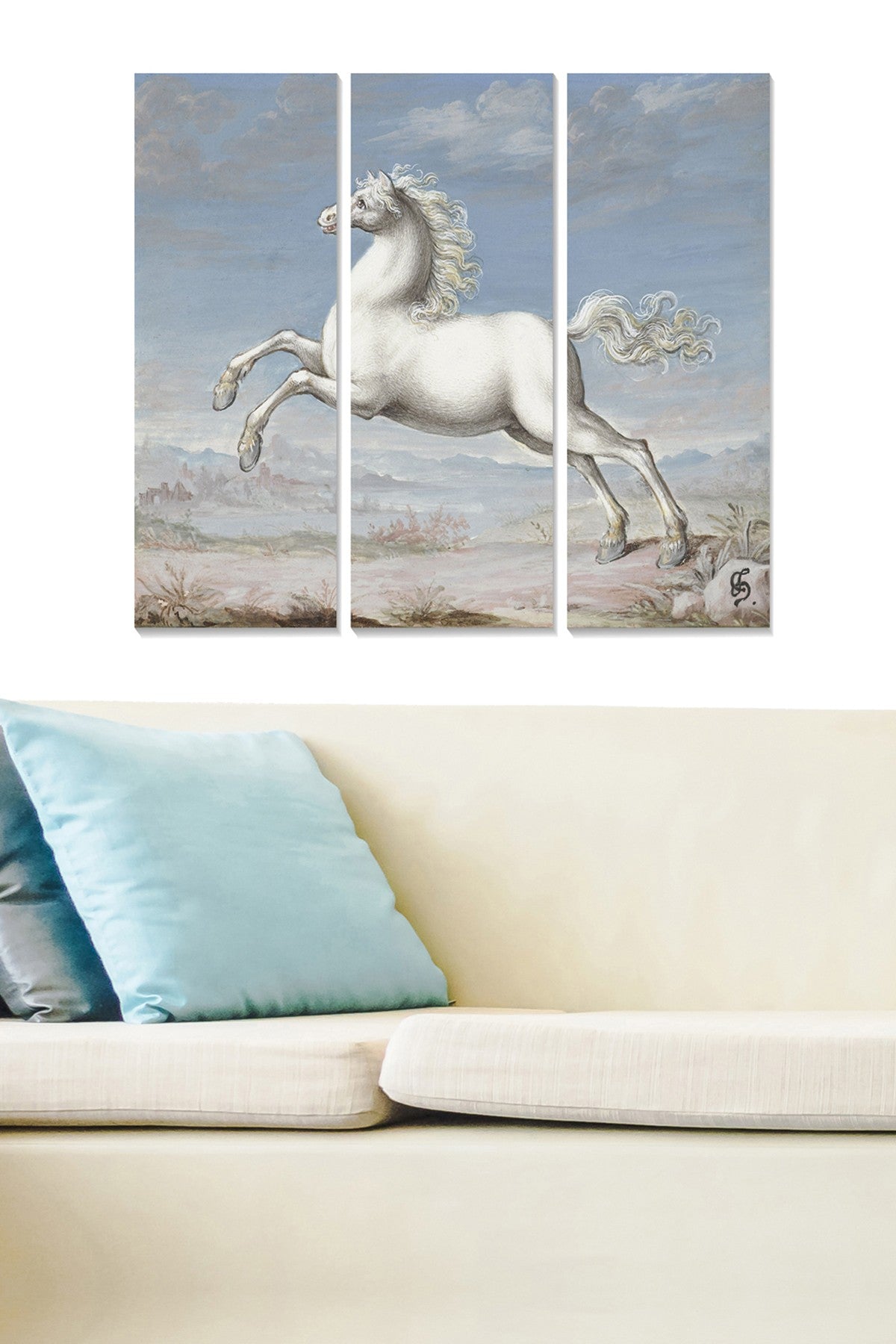 Quadro Decorativo em MDF Multicolor – Tríptico 3 Peças (20x50 cm cada, total 70x50 cm), MDF 3 mm – Ref. MDF452826874