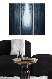 Quadro Decorativo Multicolor em MDF 3 mm – Conjunto de 3 Peças, 20x50 cm (cada), Total 70x50 cm