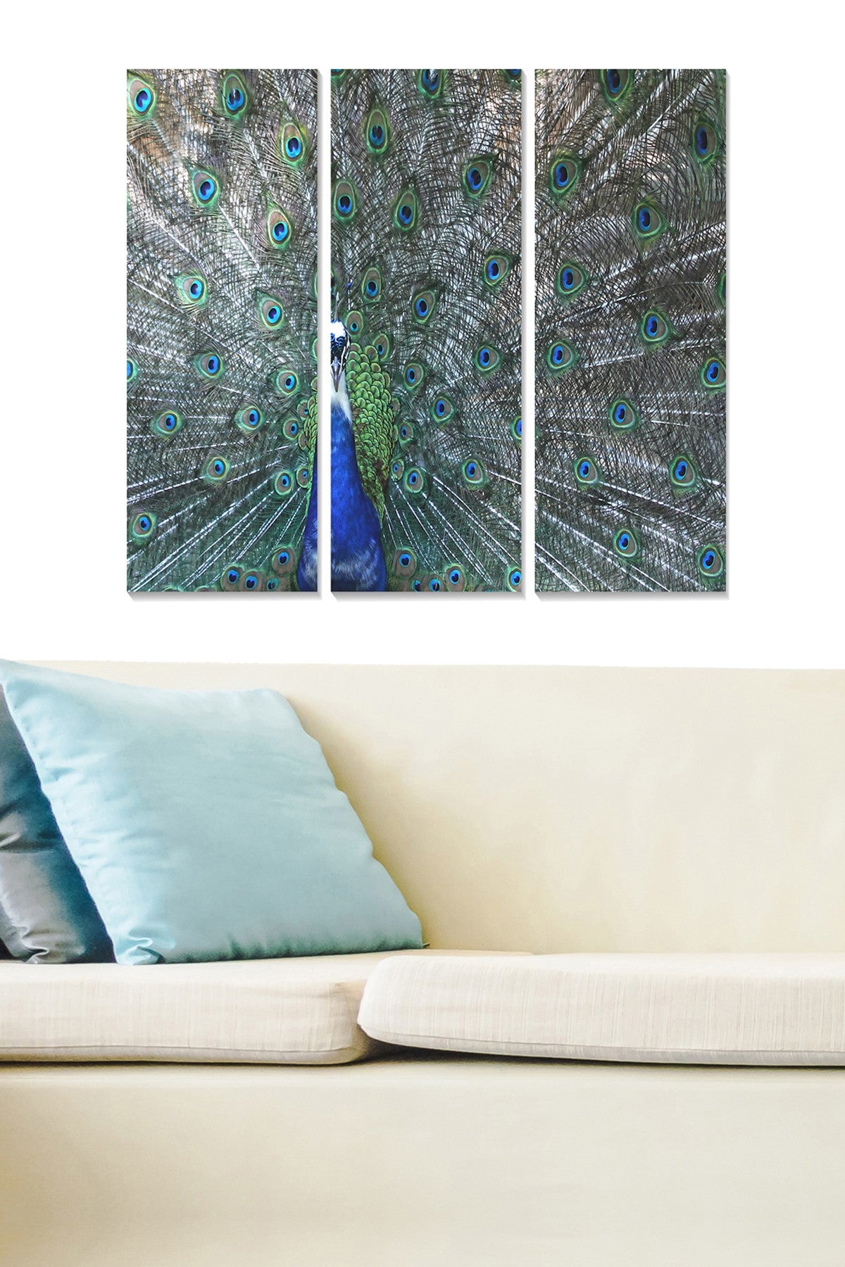 Quadro Decorativo em MDF (Conjunto de 3) Multicolor 70x50 cm, 3 mm – MDF453846