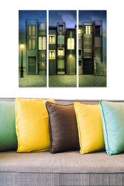 Tríptico Decorativo em MDF Multicolor 70x50 cm