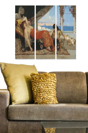 Conjunto de 3 Quadros Decorativos em MDF Multicolor – Total 70x50 cm (20x50 cm cada), 3 mm