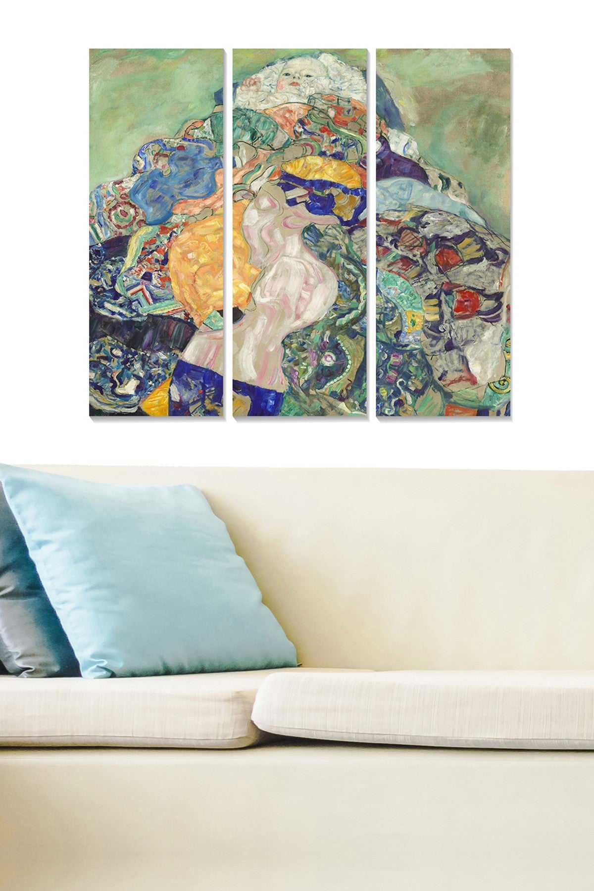 Quadro Decorativo em MDF Multicolorido – Conjunto de 3 Peças, 70x50 cm, Espessura 3 mm