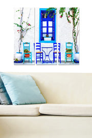 Quadro Decorativo em MDF Multicolor – Conjunto de 3 Peças, 20x50 cm cada (Espessura 3 mm), Tamanho Total 70x50 cm