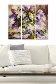 Quadro Decorativo em MDF Multicolor – Conjunto de 3 Peças, Total 70 x 50 cm (cada 20 x 50 cm)